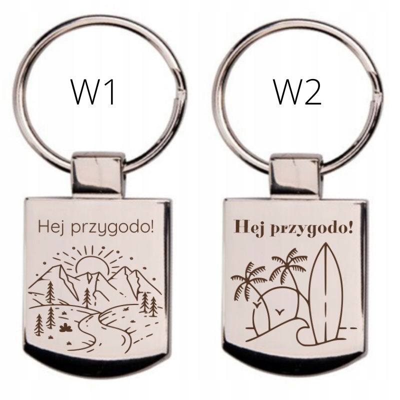 Brelok z grawerem do torebki do kluczy MAŁY GIFT Marka Bluecollection