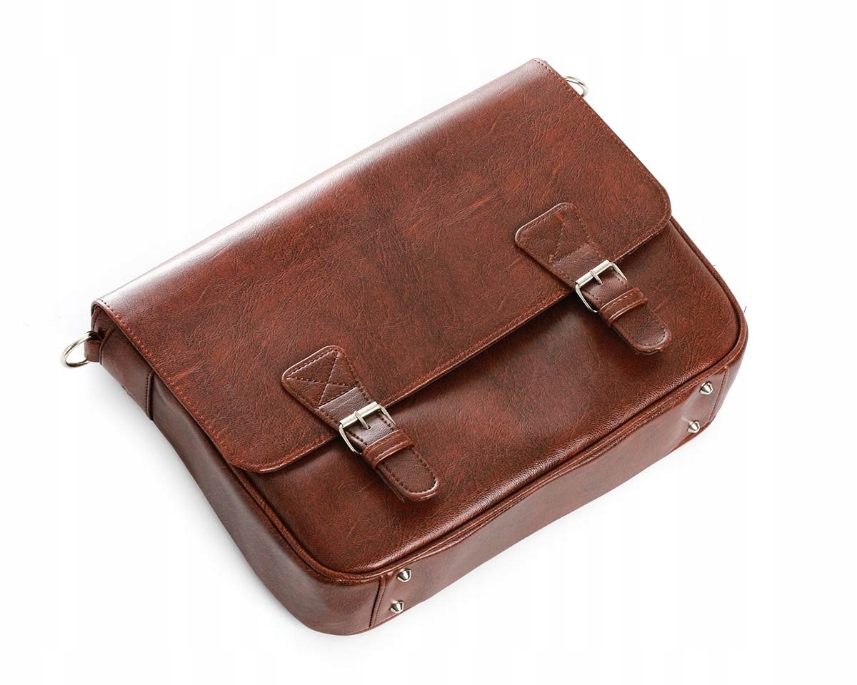 KARMELOWA LISTONOSZKA MĘSKA TORBA NA RAMIĘ SOLOME Rodzaj na laptopa