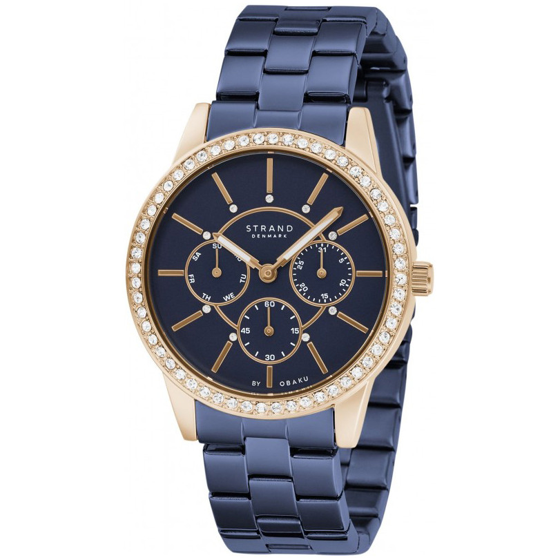 Dámské hodinky Strand S707LMVLSL Zirkony modré