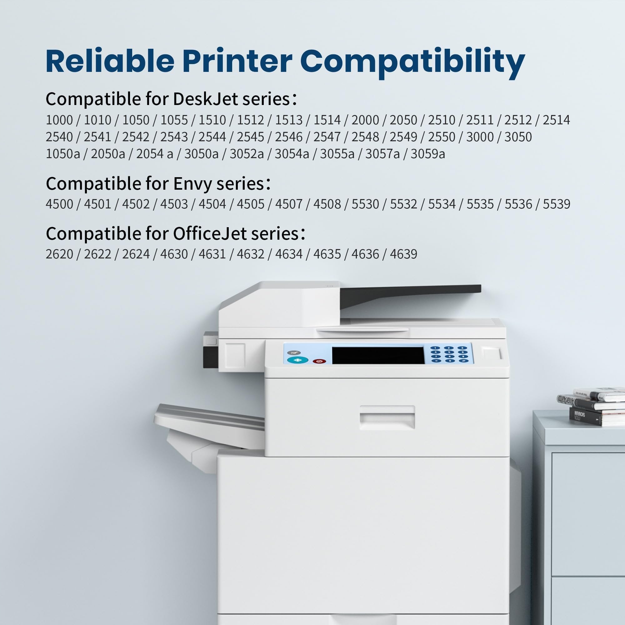 HP ZESTAW TUSZY 301XL CZARNY DO ENVY DESKJET OFFICEJET DRUKAREK — miniatura 3