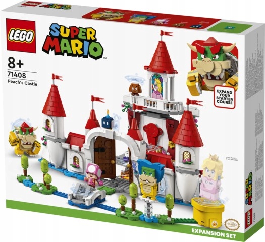 LEGO - SUPER MARIO - ZAMEK PEACH - ZESTAW ROZSZERZAJĄCY - 71408