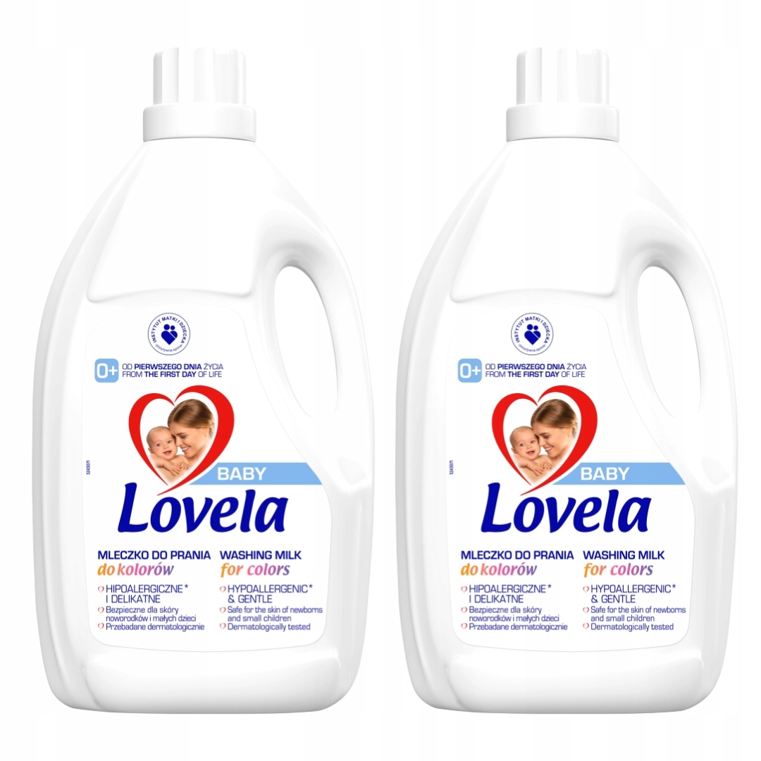 Lovela Baby Mleczko do prania dla dzieci 4,5L Hipoalergiczne x2