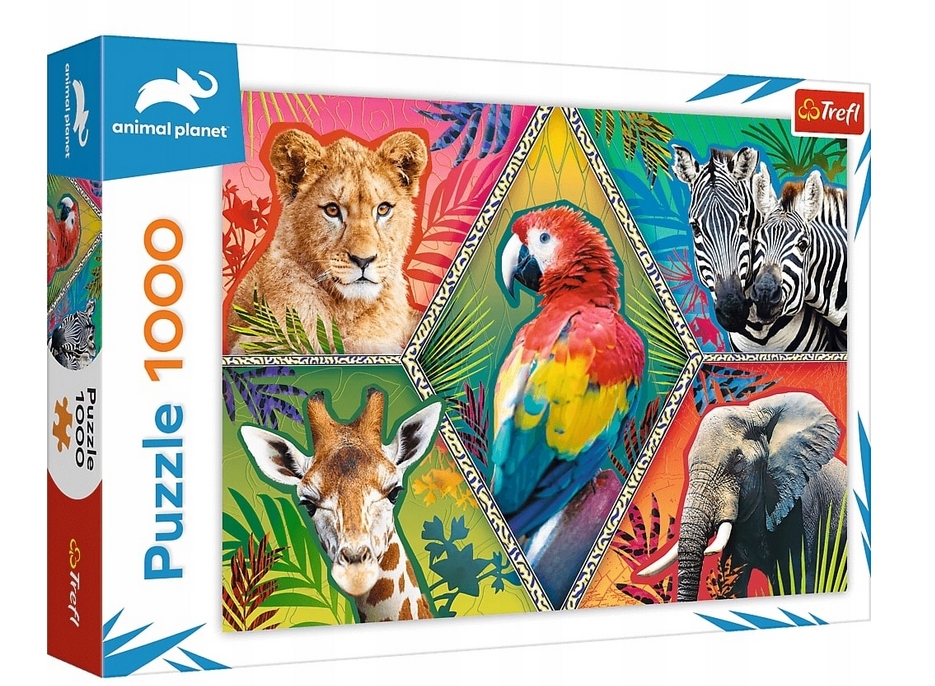 

Puzzle 1000 El Egzotyczne zwierzęta Trefl 10671