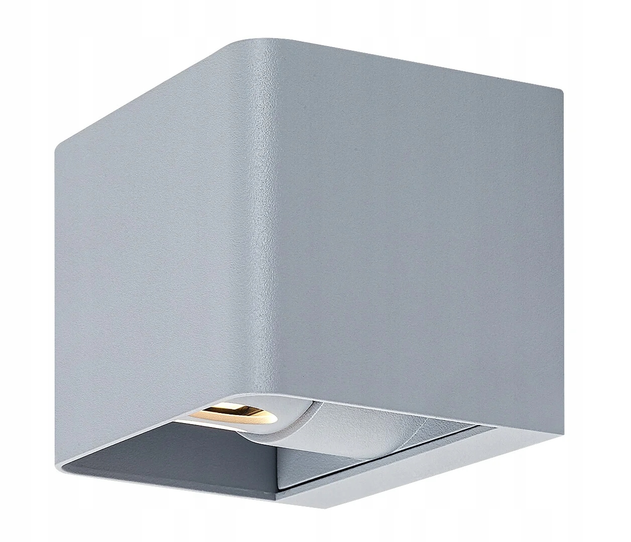 Venkovní nástěnné Led svítidlo popelavé čtvercové 3000K 10W IP54 Rabalux