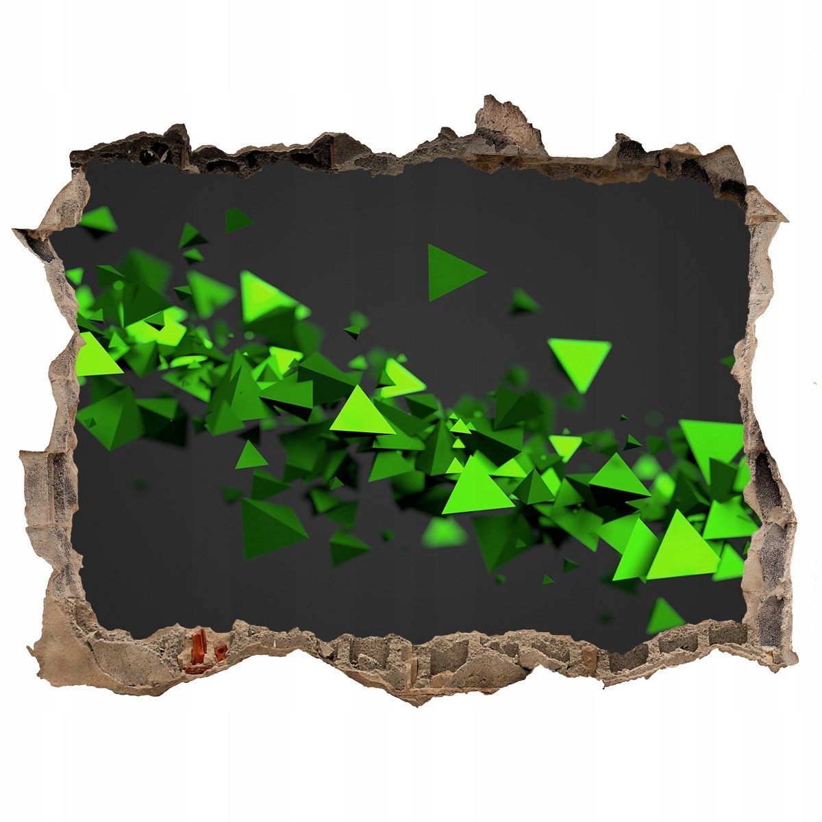 

Fototapeta dziura na ścianę Geometryczna fala