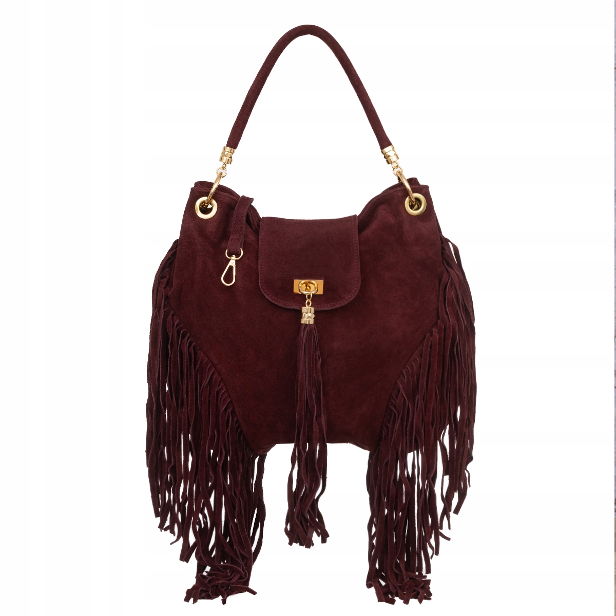 Dámská semišová taška Vezze Poesia Bordová