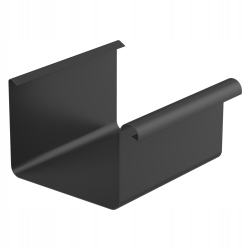 GALECO RYNNA SYSTEM KWADRATOWY STAL2 GRAFIT/CZARNA