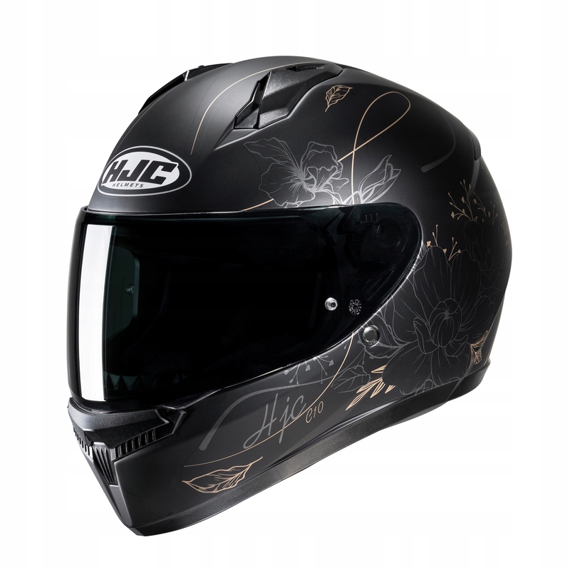 HJC フルフェイスヘルメット C10ブラック Mサイズ HJC 正規品 エイチジェイシー C10ソリッド フルフェイス
