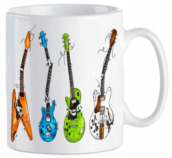

Kubek ceramiczny 300ml Dla Muzyka Gitary Gitara