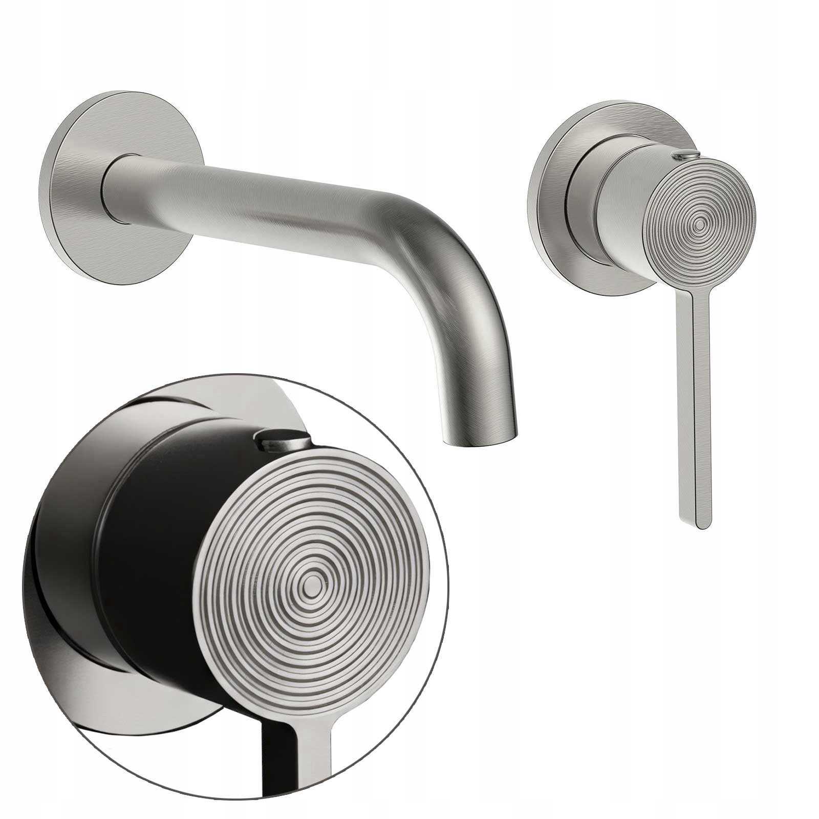 Podomietková umývadlová batéria Rea Foster Nikel kartáčovaná Box