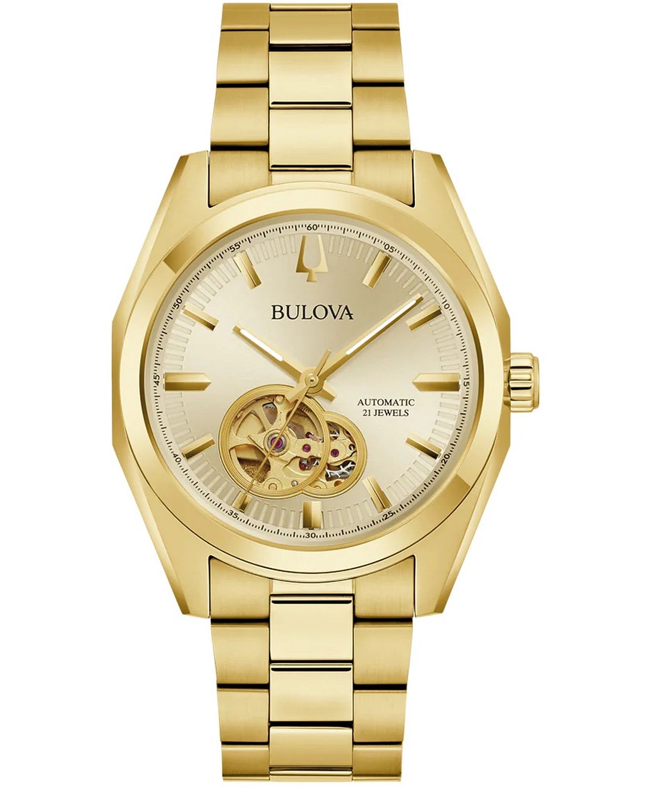 Pánské hodinky Bulova Classic Surveyor Open Heart Automatic