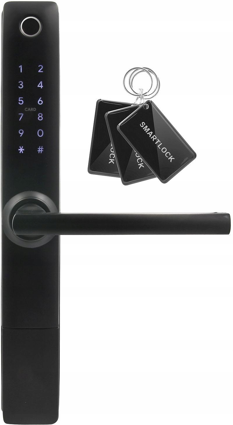 Kľučka s prístupovým ovládačom Eura ELH-20H4 Black