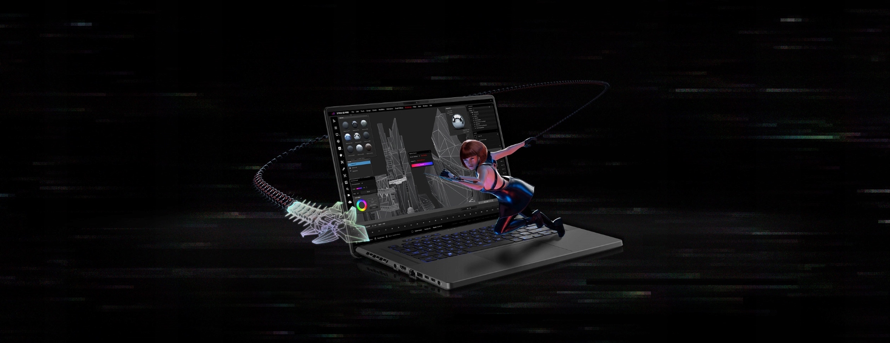 ASUS ROG Zephyrus G16 2023 i9-13900H 2,5K QHD 240Hz RTX 4060 16GB 1TB WIN11 Model karty graficznej NVIDIA GeForce RTX 4060