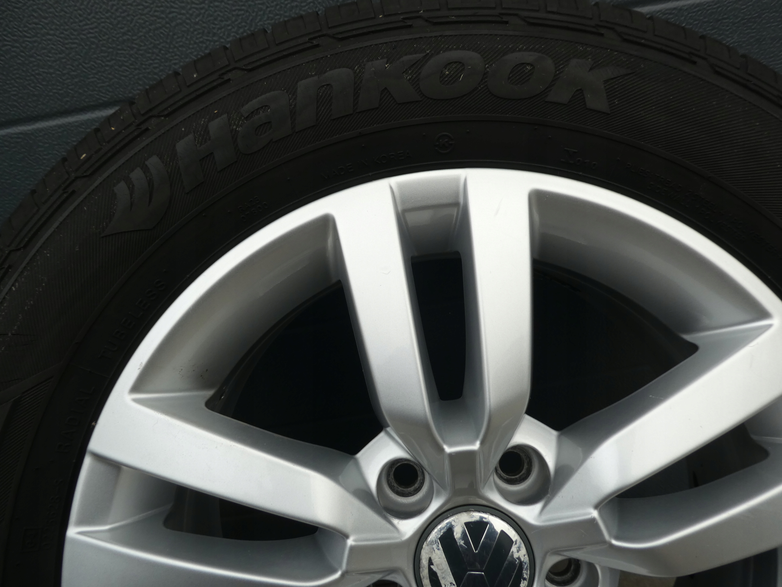 4X wheels discs tyres VW TIGUAN 5N0601025R 2013/2020R