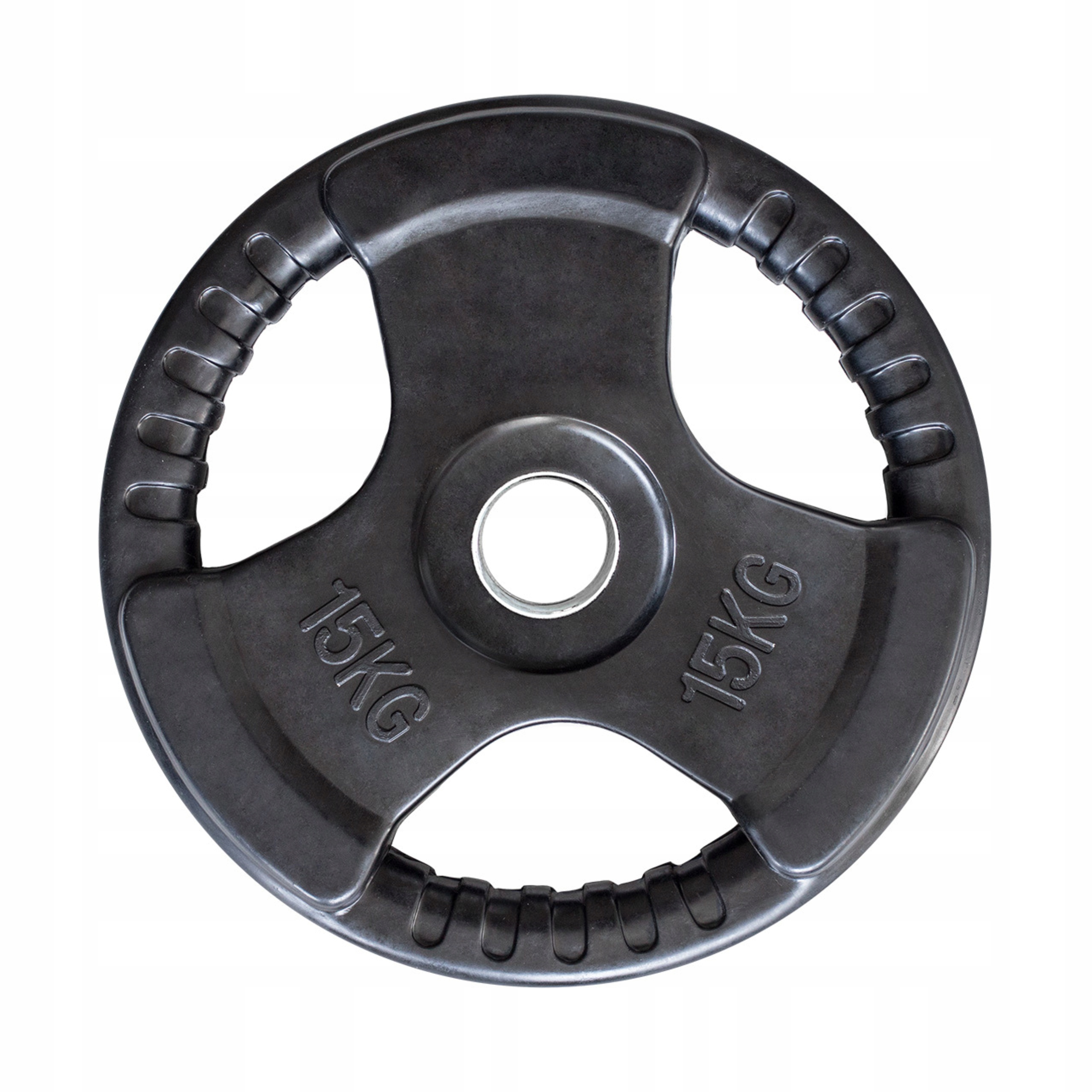 Talerz olimpijski obciążenie żeliwne gumowane 1 x 15 kg okrągłe Hms
