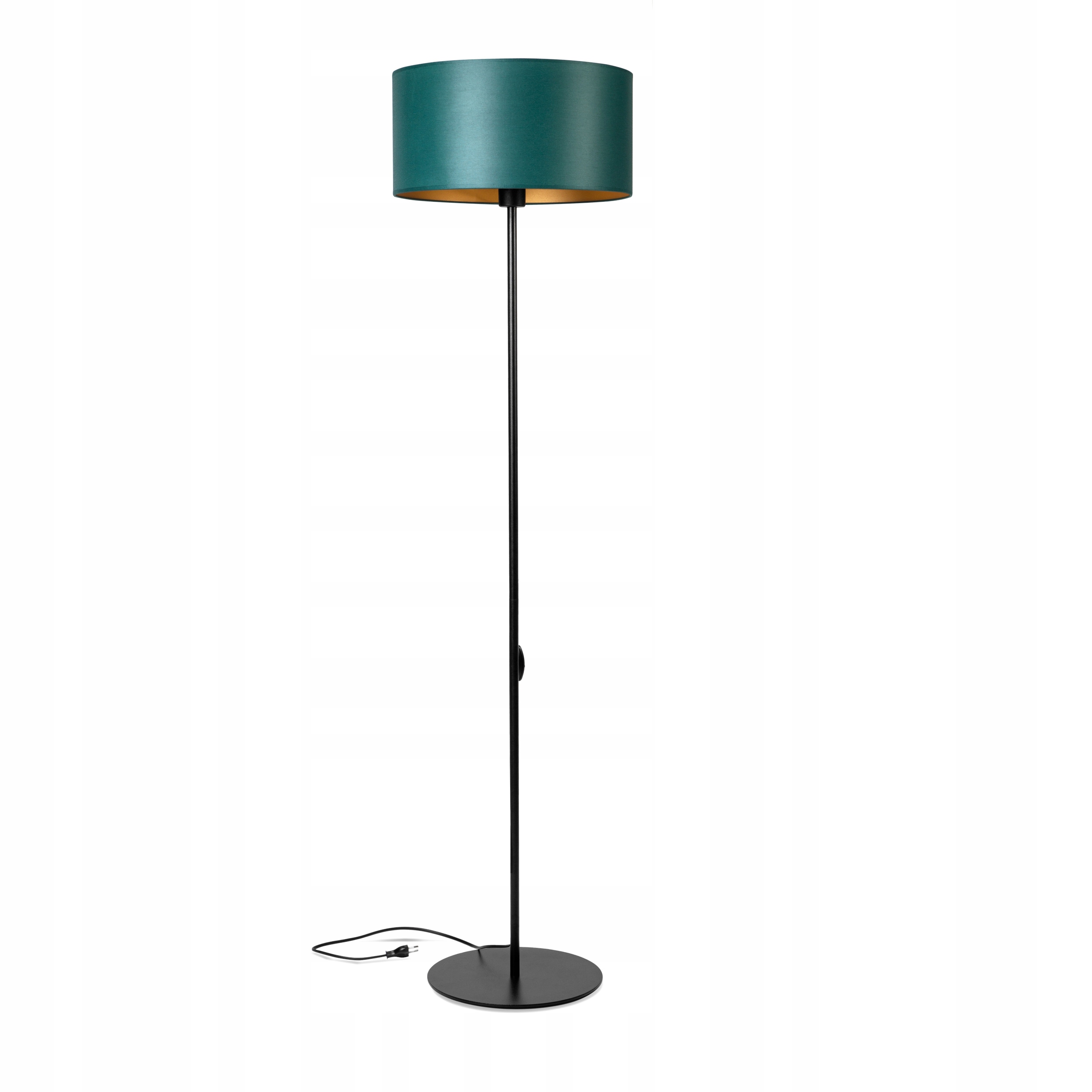 

Lampa Stojąca Podłogowa Abażur Tkanina Loft Led