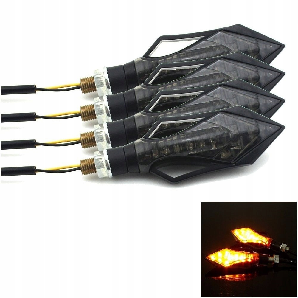 

Uniwersalne Kierunkowskazy Led Monster 4 szt Kpl