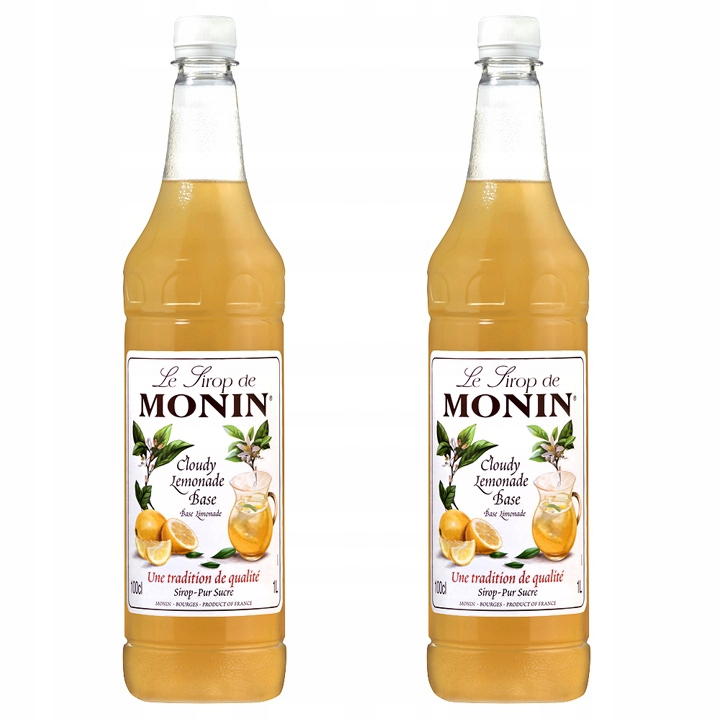 2x Syrop Monin Cloudy Lemonade syrop baza lemoniady 1000 ml