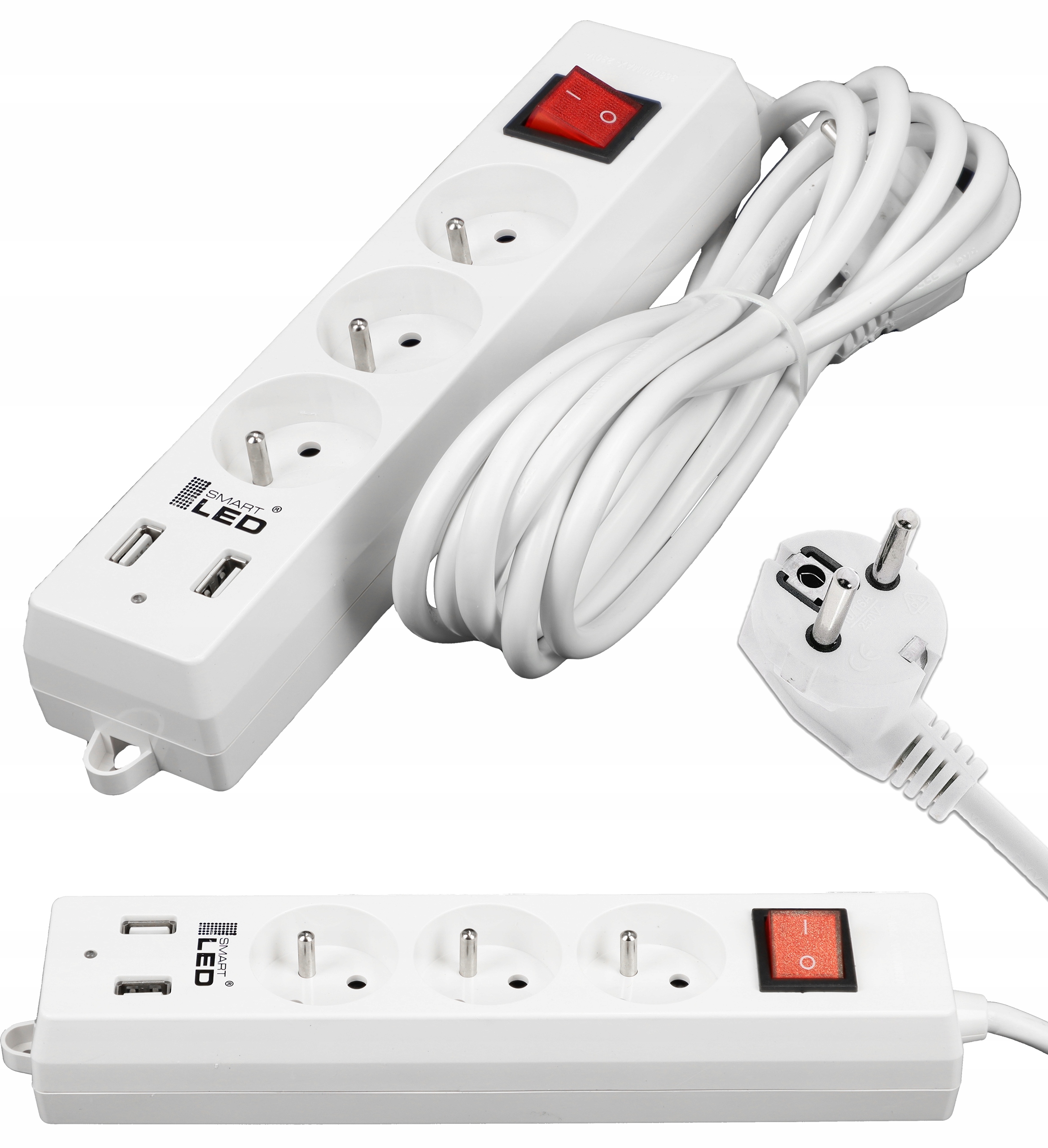 

Przedłużacz listwa zasilająca 3 metry 3x230V 2XUSB