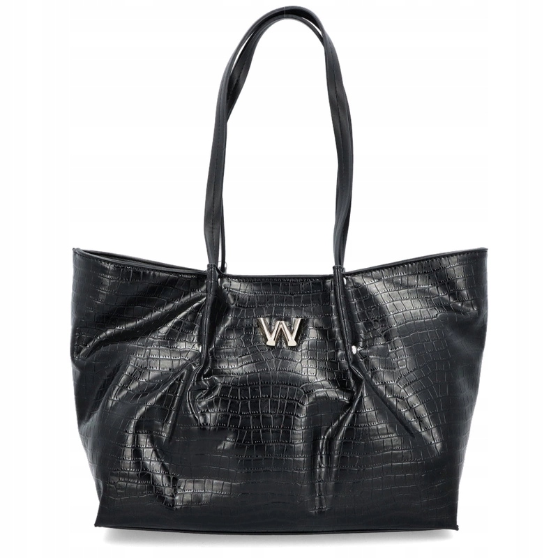 Španělská shopper kabelka se zvířecím motivem Wonders WB-54023 Černá