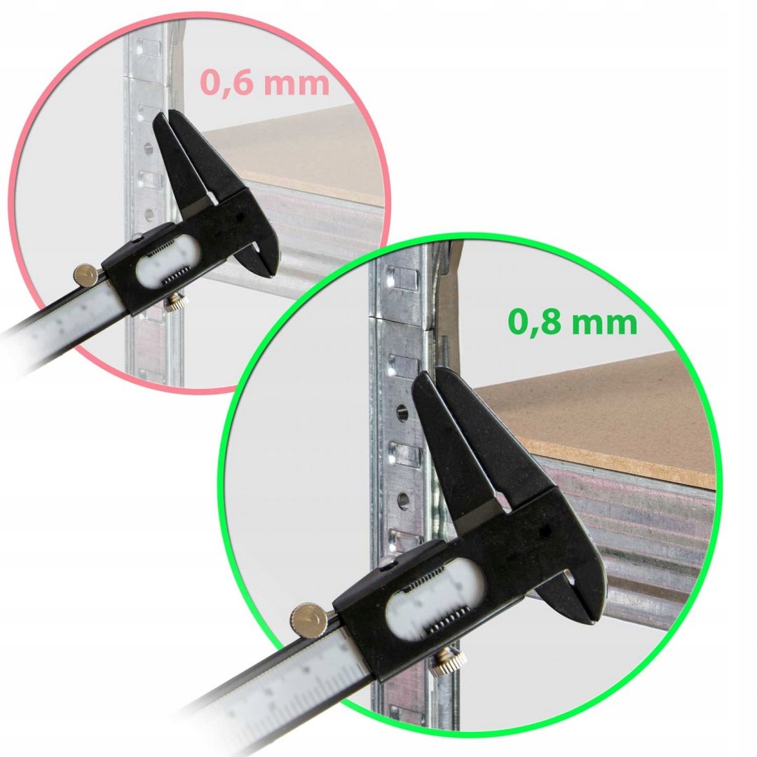 REGAŁ MAGAZYNOWY 2w1 METALOWY 180 x90x40cm HUMBERG