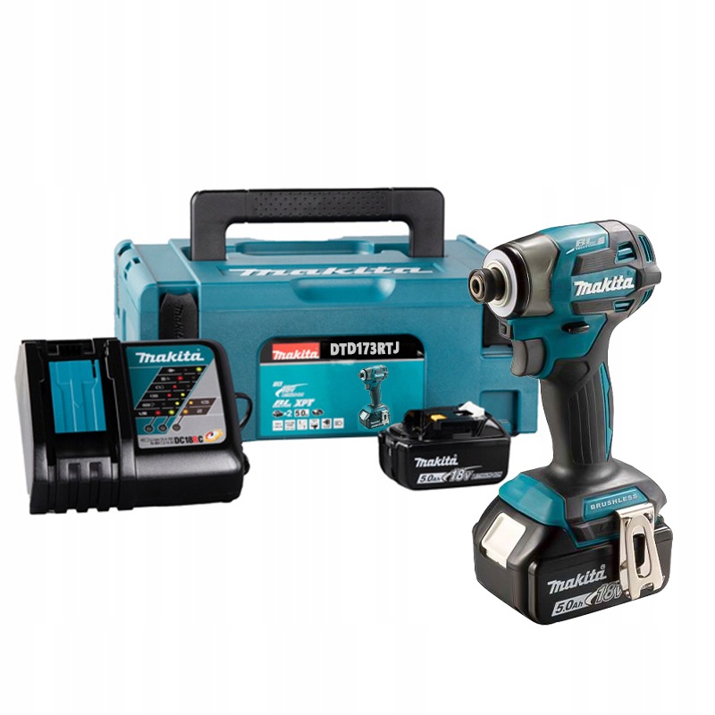 Akumulatorowa wkrętarka udarowa 18V Makita DTD173RTJ 2x5,0Ah Lxt