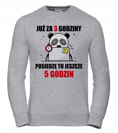 Dámská Mikina za 3 hodiny, velikost S, šedá