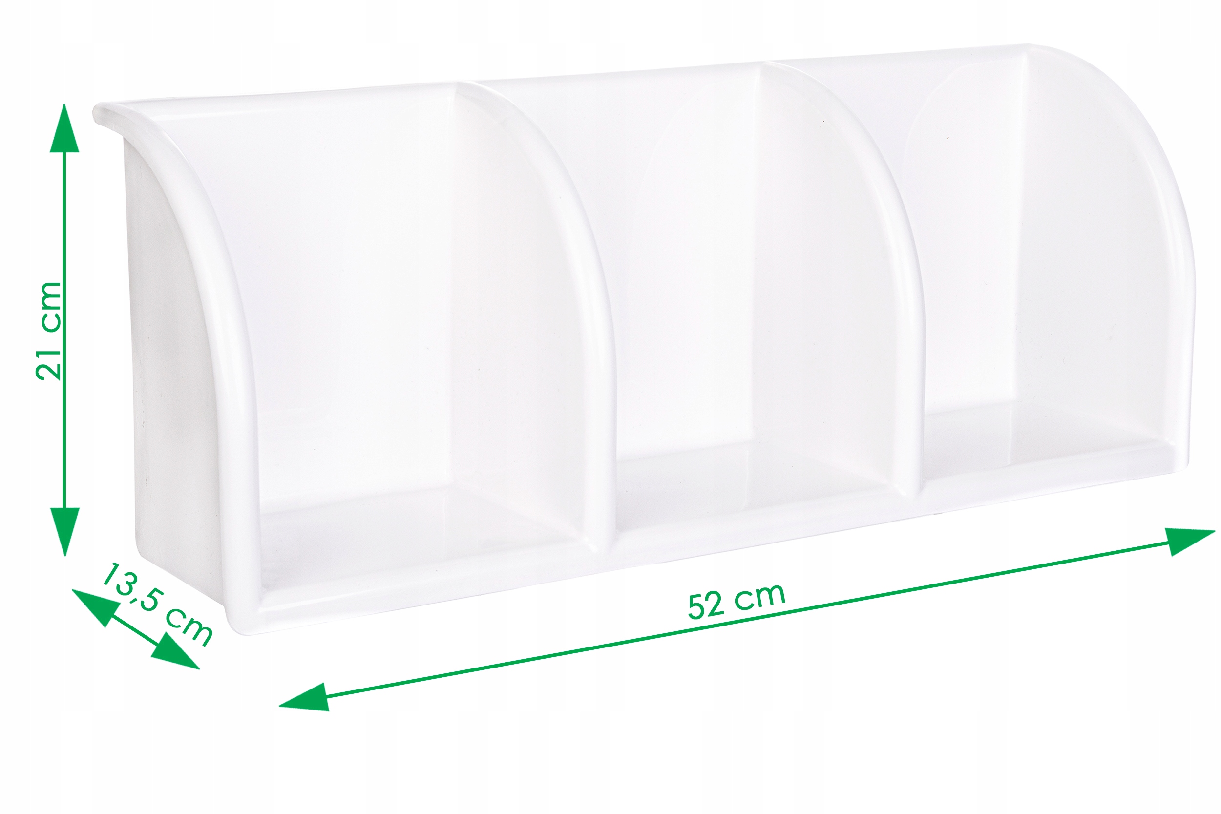 PÓŁKA ŁAZIENKOWA narożna wisząca pion poziom REGAŁ ŁAZIENKOWY Kolor frontów biały