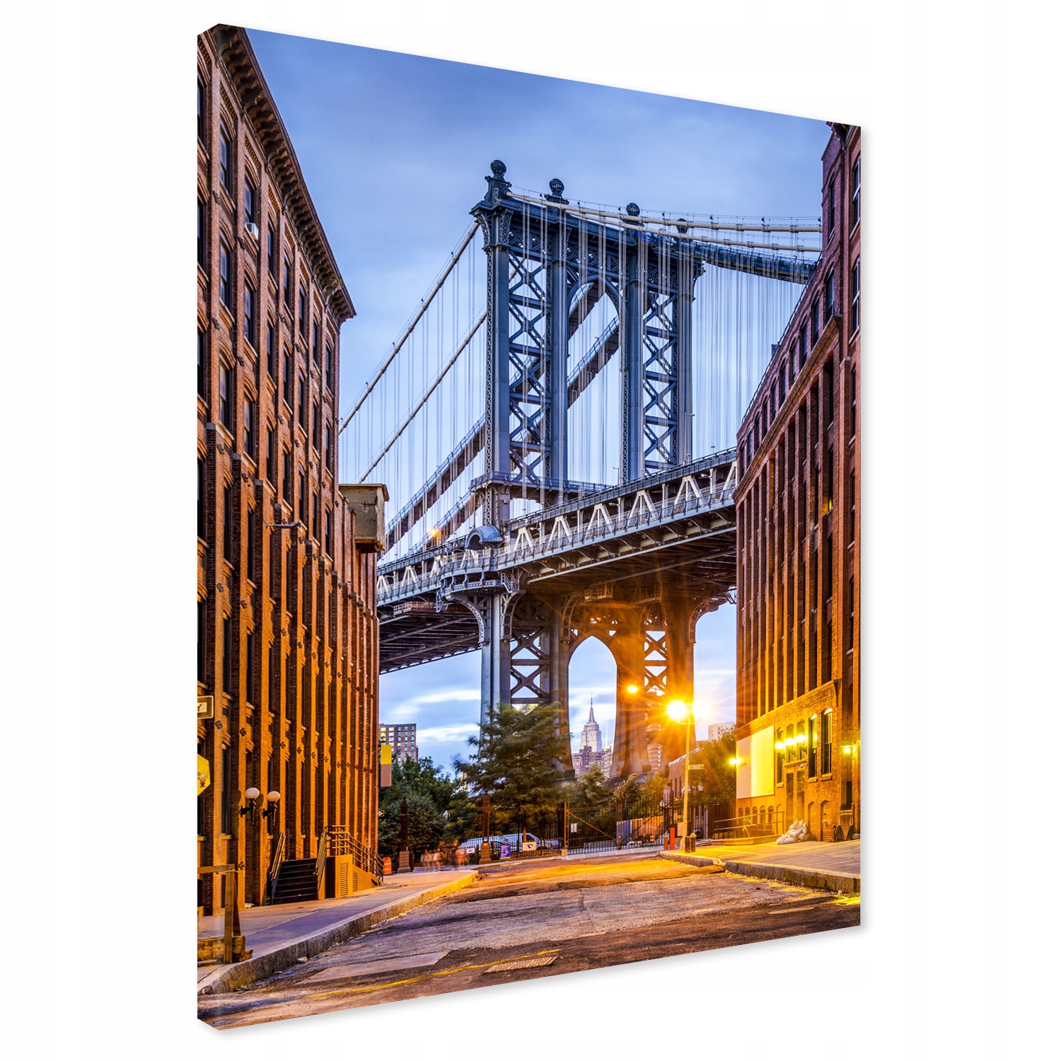 Obraz na płótnie 50x70 Miasto Most Nowoczesny do Salonu Dekoracja