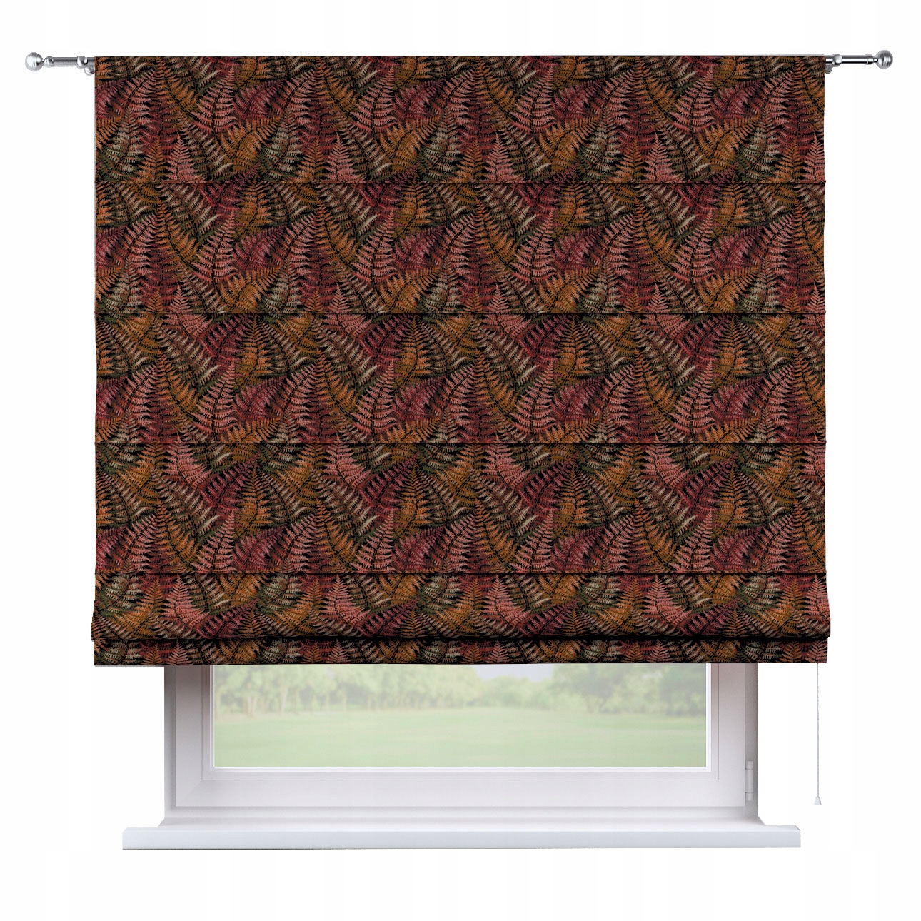 Hotová římská roleta Torino 120 x 170 cm oranžová