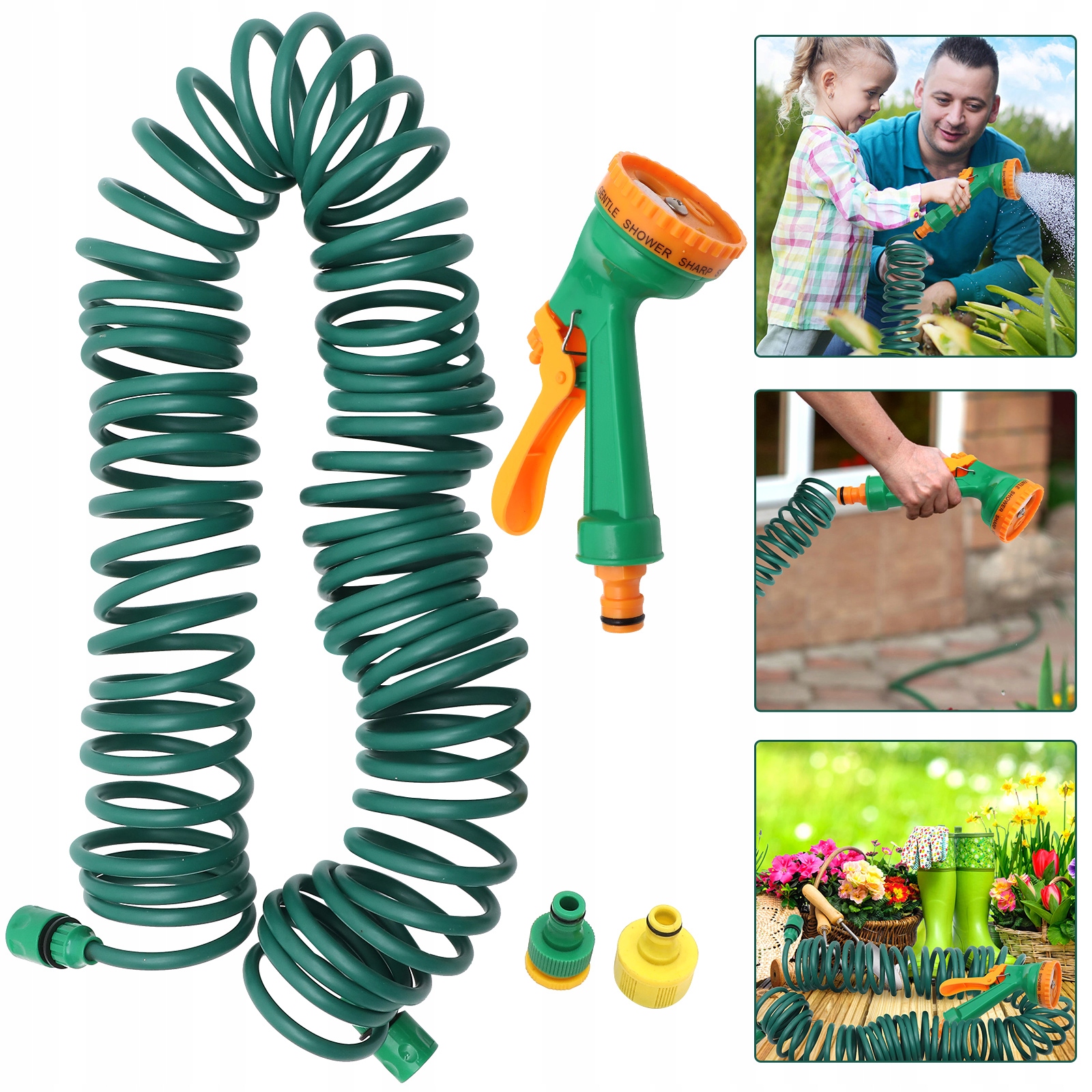 GŁOWICE ZRASZAJĄCE ZWIJANE WĘŻEM OGRODOWYM ELASTYCZNOŚĆ Producent Inny