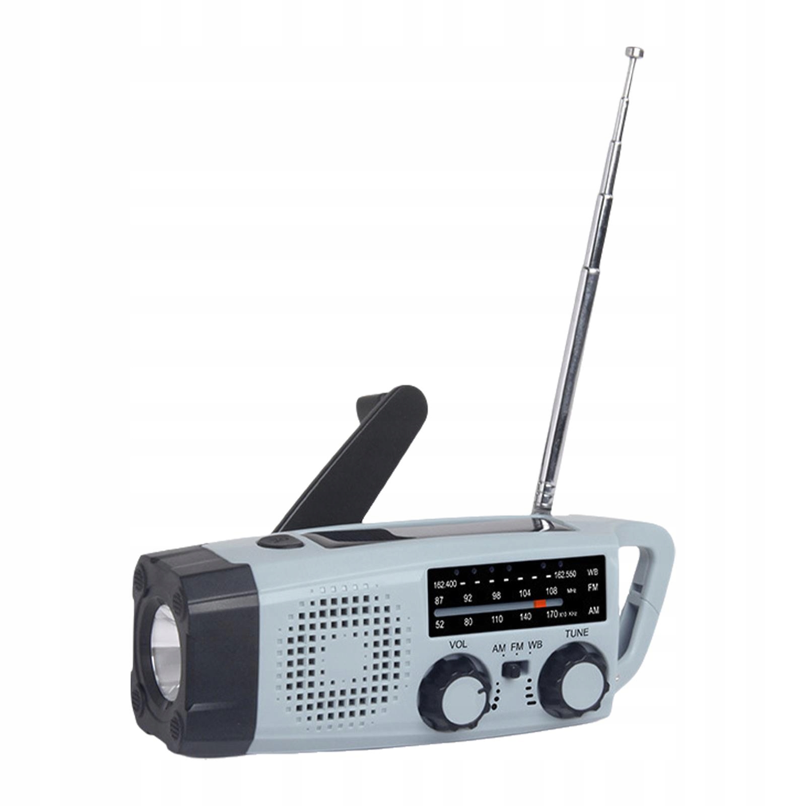 Radio Awaryjne 3 Tryby Ładowania SW/AM/CZĘSTOTLIWOŚCI MODULACJA Solar Power