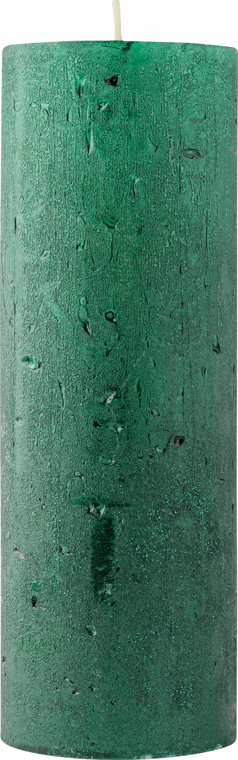 

Świeca walec Rustic Metalic 70/200 c.zielony