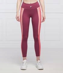 Fila Damskie Legginsy Sportowe Fioletowe Klasyk M Jgi