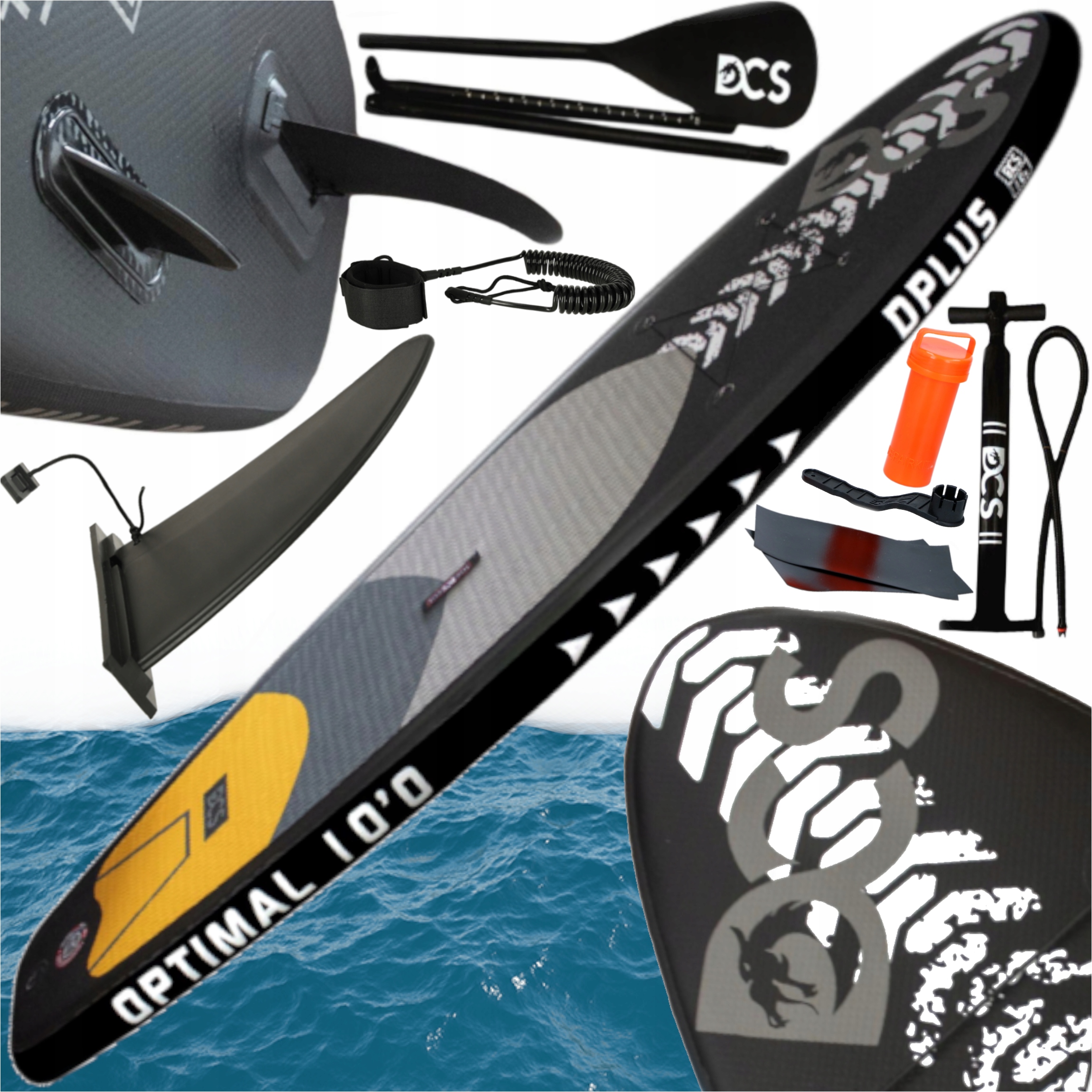 Sup Deska Do Pływania Paddle Board Pompowana Stand Up W Zestawie XL