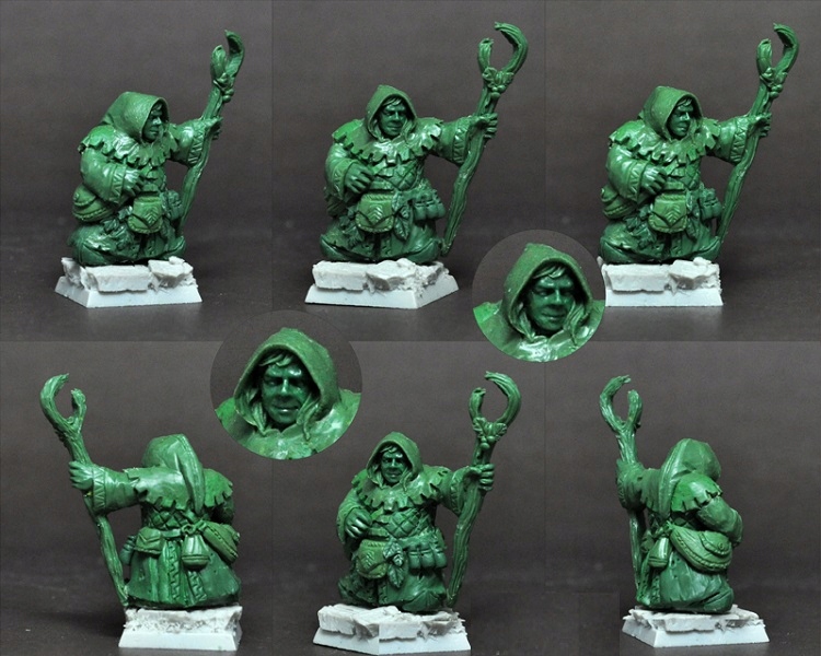 Figurka Rpg Scibor 28FM0636 Dwarf Herbalist Podstawka 28mm Warhammer