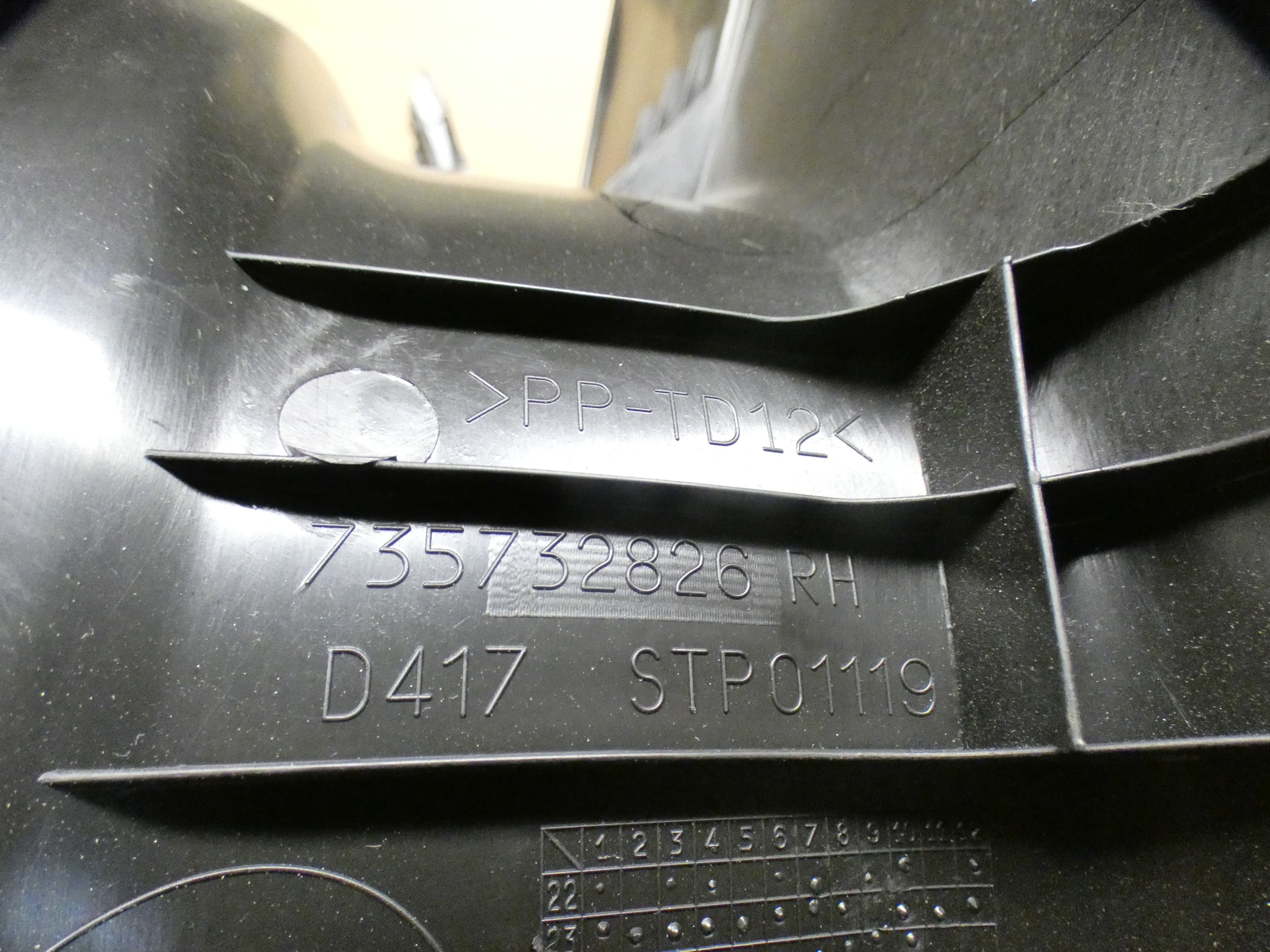 moulding cover of the threshold threshold right left front JEEP AVENGER 25R