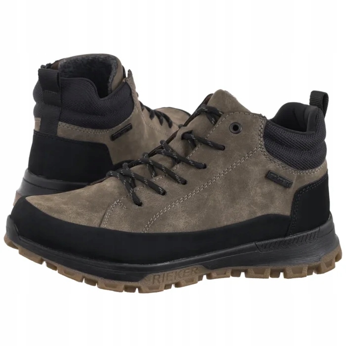 Pánské Boty Kotníkové Boty Rieker Hnědé 35508-25 Brown Combination