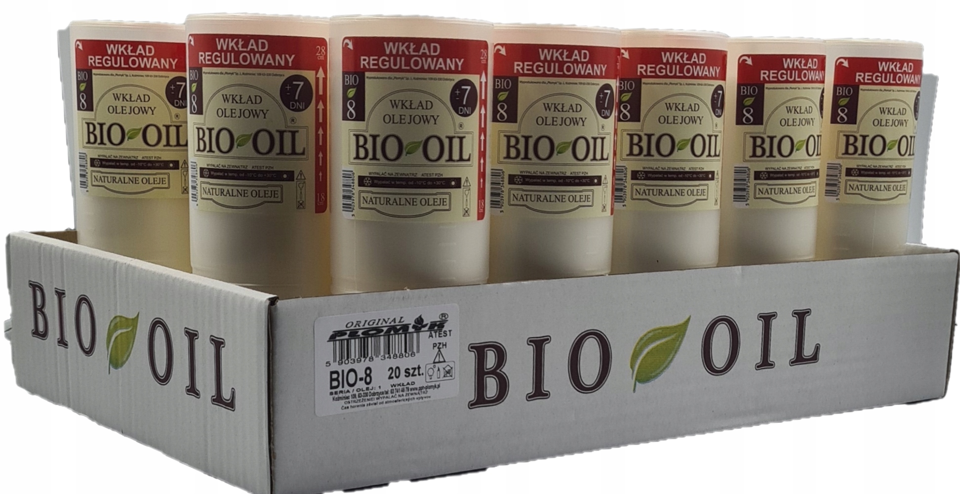 

Wkłady Do Zniczy Bio Oil 8 7D (20szt)