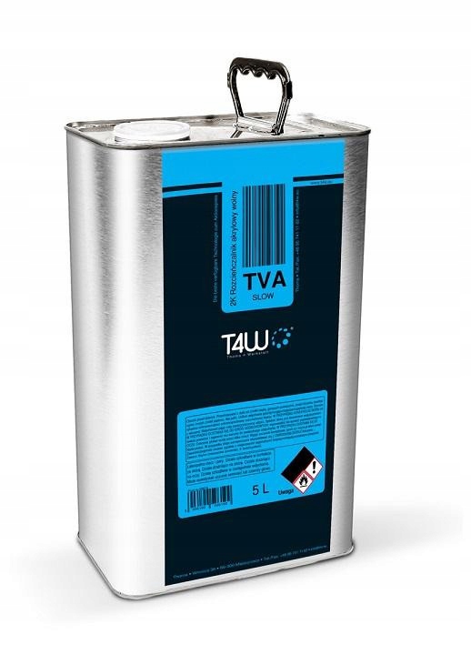 T4W TVA Rozcienczalnik akrylowy wolny SLOW 5L