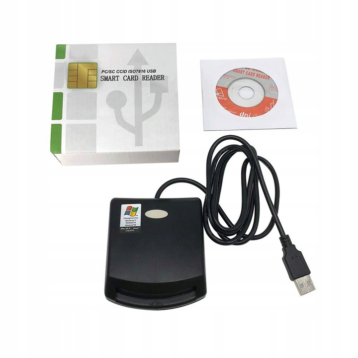Czytnik kart kierowców chipowy USB SMART CARD Model SmartCard