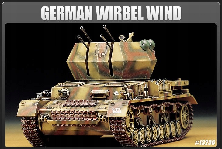 Academy 13236 Flakpanzer IV Wirbelwind 1:35
