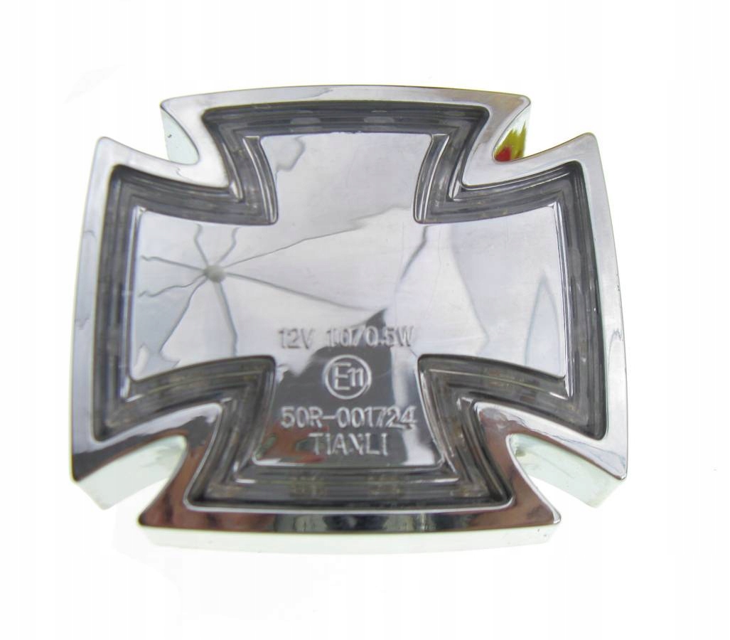 68-255096 - ЗАДНИЙ ФОНАРЬ LED-GOTHIC - МАЛЬТИЙСКИЙ КРЕСТ ХРОМ