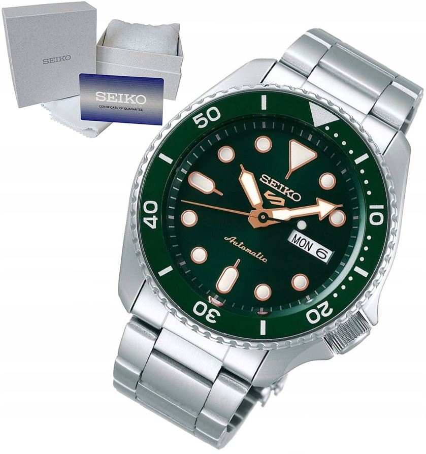 Pánské Hodinky Seiko 5 jako Dárek , automatické Datumovka 100M Krabička