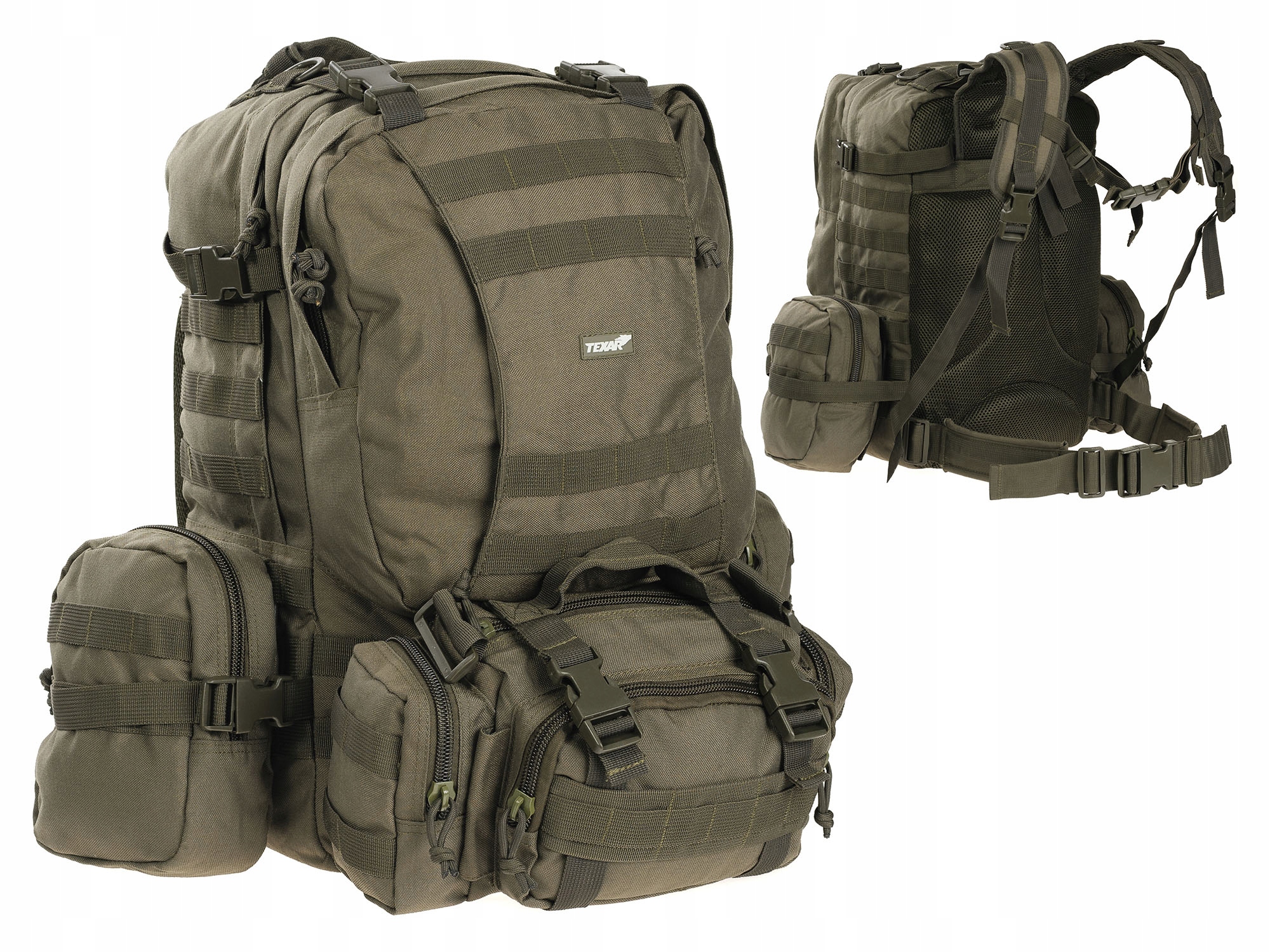 Víceúčelový taktický vojenský Batoh Texar Camper 60L olivový