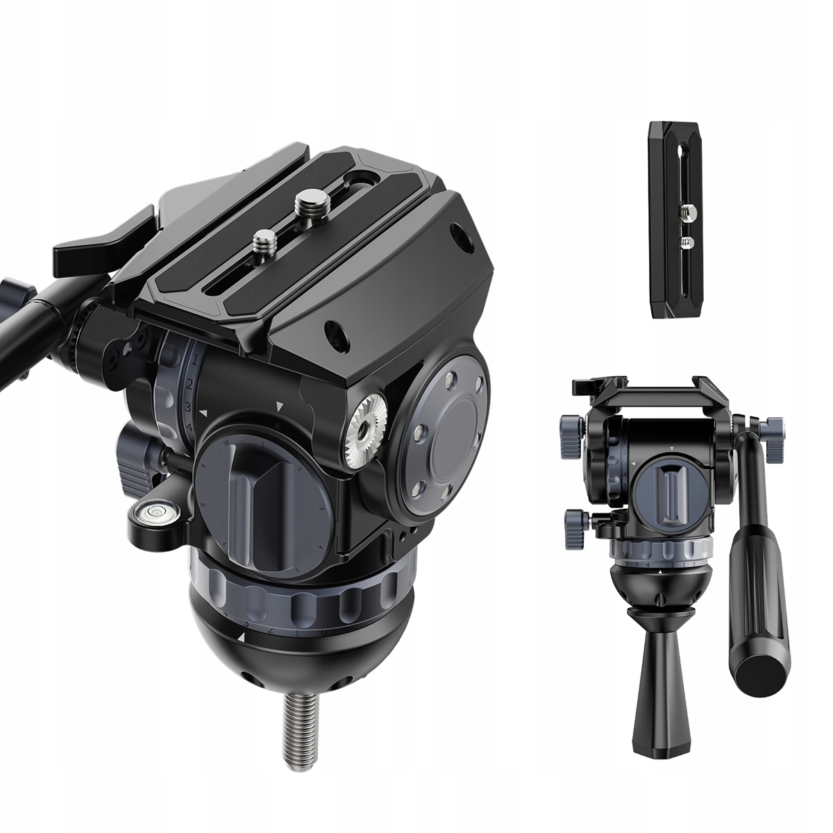 Profesionální hlavice Heavy Duty Video Ulanzi T045 360 Olejová 75 mm 10 kg