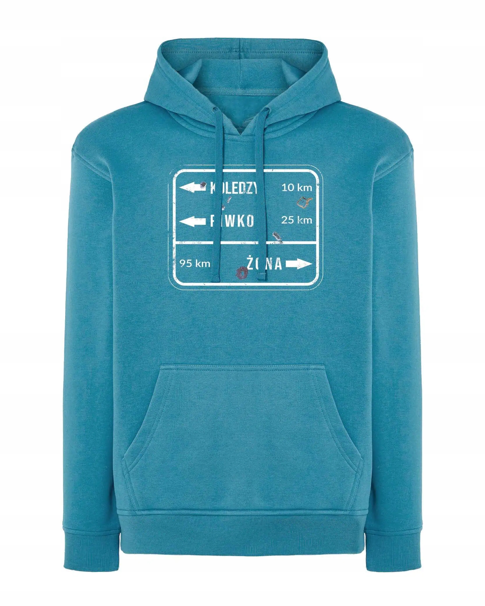 Mikina pro manžela, kolegy, pivko, manželka, pivo, vtipná, pánská, modrá, velikost XL