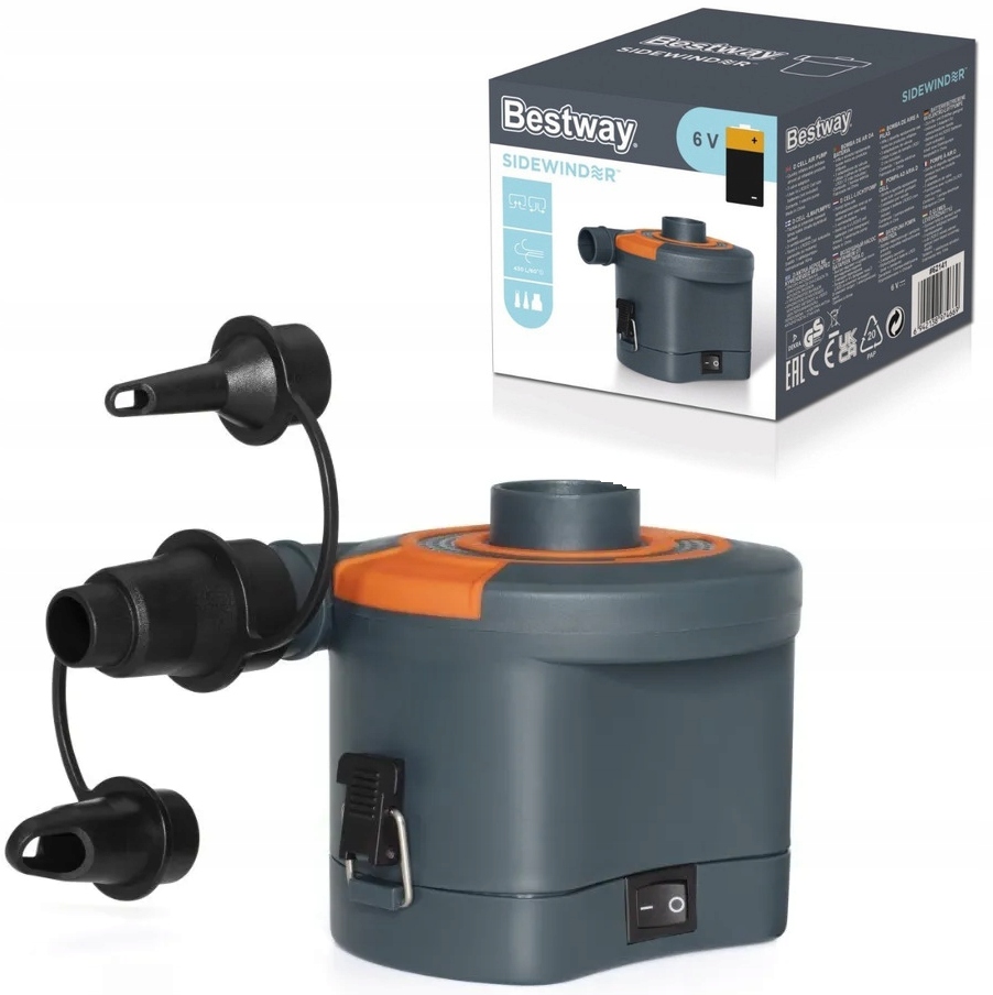 BESTWAY POMPKA ELEKTRYCZNA MATERACA PIŁKI KOŃCÓWKI