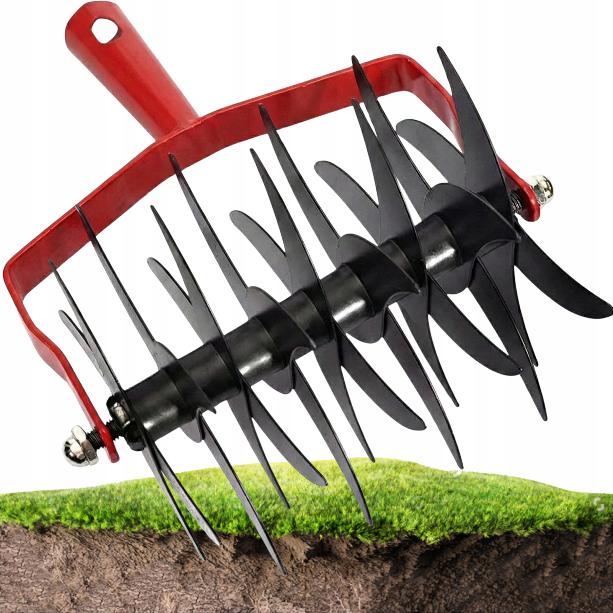 Vertikutátor 36 Ostrých Hvězdiček Pro Kypření Provzdušňování