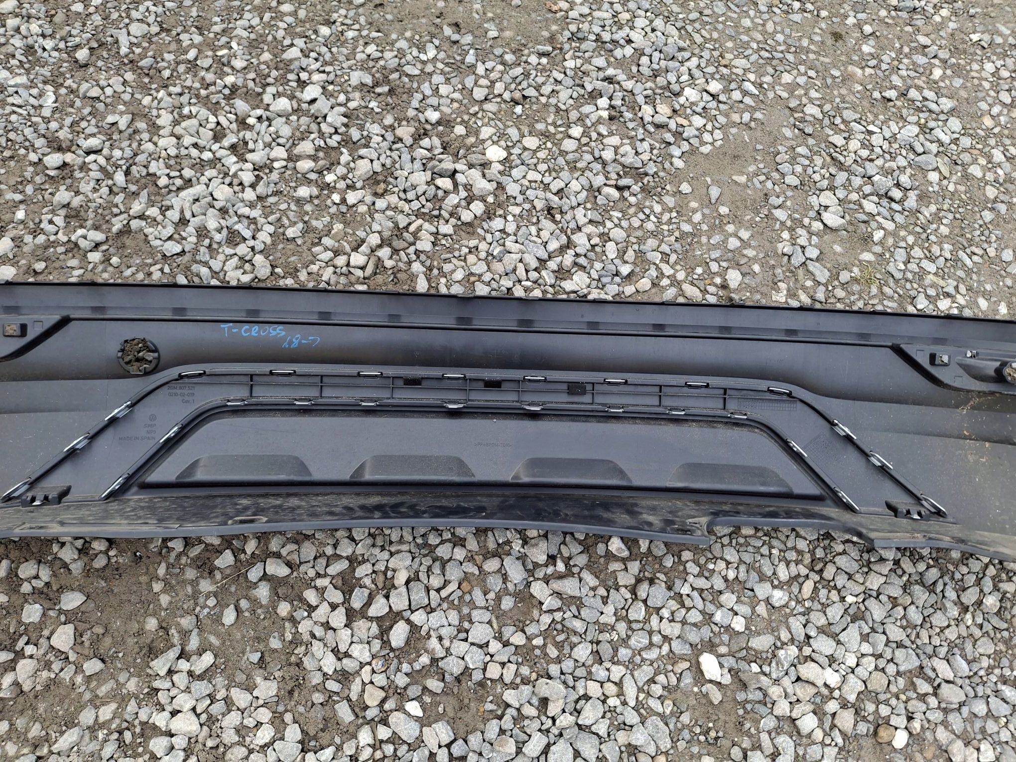bumper rear VW T-CROSS 2018R->